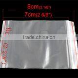 Plastic Zip Lock Bags Rectangle Transparent 8cm X6cm thumbnail-2