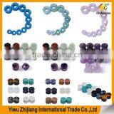 Amethyst Concaved Convex Flat Natural Stone Plugs thumbnail-5