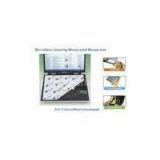 Silk screen / Offset / digital photo / embossing Microfiber Mousepads, micro fiber cleaning mouse ma