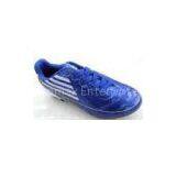 Custom White PU / Mesh / EVA / TPU Waterproof Anti Slip Cleats Men Indoor Soccer Shoes thumbnail-1