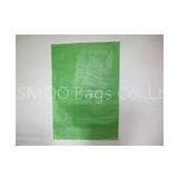 Green Plastic Polypropylene Woven Food , Rice , Flour , Grain Bags 10kg 25kg thumbnail-1
