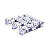 Silvery White Recyclable Stainless Steel Pallets With High Polish Finish