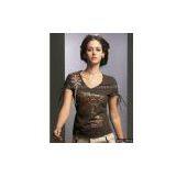 Sell Modal T-Shirt With Short Sleeve and Embroidery thumbnail-1