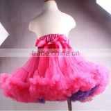 newest style gorgeous princess pettiskirt with bowknot fluffy elegant skirt