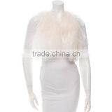 SJ214-01 Long Fur Shortest Length Mongolian Lamb Fur Material Polyester Lining Jackets Gilets Girl 2016 Sandrafur thumbnail-2