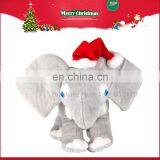 Wholesale Stuffed Cute Elephant Sound Plush Toy With Big Ears
