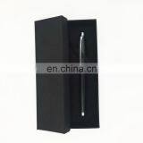 Elegant Black Cardboard Pen Package Box Custom Logo