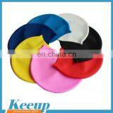Durable Stylish Sporty Cool High Quantity Whosale Cheap Promotional Waterproof Silicone Swim Caps thumbnail-1