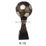 Hot Sale Decorative Football Resin Trophies