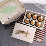 Rectangle Blue Cake Pack Box thumbnail-2
