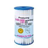 Swimming Pool And Spa Sediment Pleated Water Filter Pleated Filter