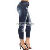 DiZNEW 2019 USA OEM Brand Customized High Waist Jeans Levanta Cola thumbnail-1