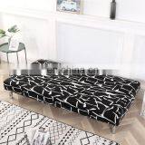 Factory Wholesale Custom l Shape Couch Cover Spandex Stretchable Elastic Protective Armless Sofa Bed Cover thumbnail-3