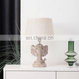 Скандинавское декоративное изделие для отелей: коричневая ручная лампа, антикварная креативная настольная лампа в виде животного для ночного столика