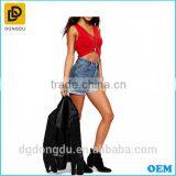 New Arrival High Waisted Blue Hot Short Sexy Tight Jeans Pants thumbnail-1