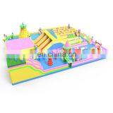 Lastly One Big Size Fantastic Dream Castle Inflatable Bouncer Combo With Slide Maze Obstacle Course For Sale thumbnail-5