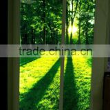 Virtual window LED forest image wall panel