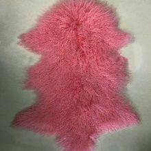 Natural Curly Fur Tibetan Sheep Skin Fur Blankets Carpet Real Animal Fur thumbnail-4