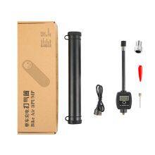 Patented Electric Bikes Repair Tool Small Bike and Cycle Tire Inflator Machine With Guage Air Mini Alloy Portable Bicycle Pump thumbnail-5