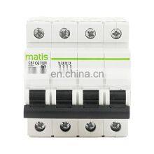 Professional Intelligent Durable Dependable Performance Mini Matis MM50H-4P 380V 50/60hz Circuit Breaker Machine thumbnail-3