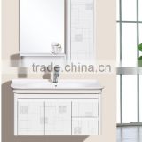 popular design white color pvc bathroom cabinet
