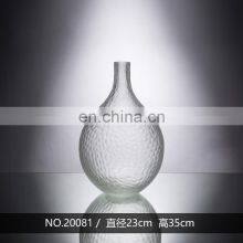 Hot Sale Cheap Frosted Cylinder Clear Glass Vase Decoration Vase For Table thumbnail-2