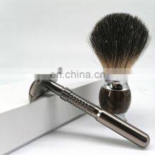 High Quality Wholesale Zinc Alloy Shaving Kit Mens Barber Double Edge Razor thumbnail-4