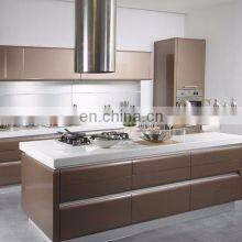 Commercial Lower Price Simple Kitchen Furniture Set Aluminium Modular Kitchen Cabinet Design thumbnail-1