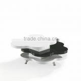 Flower Shape Multi Functional White Coffee Table For Comfort Quality Choice thumbnail-4