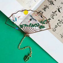Chinese style classical ruler bookmarks，Metal bookmarks suit