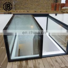 Automatic Commercial Sliding Skylight Patio Enclosure Restaurant Retractable Telescopic Roof System For Rooftop Bar