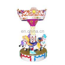 Mini Fairground Rides 3 Seats Small Carousel for Sale thumbnail-4