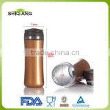 370ml leakproof stainless steel vacuum thermo coffee mug with filter BL-8060