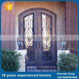 Premium Quality Modern Wrought Iron Security Doors Design thumbnail-5