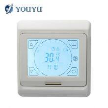 High Quality Radiant Floor Touch Screen Heating Thermostat thumbnail-1