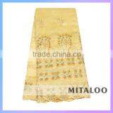 Mitaloo Gold George Fabric For Wrappers New Design George Lace MGP0047 thumbnail-1