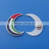 Moon Shape Lapel Pin Badge UAE Flag Pin Cap Badge thumbnail-1