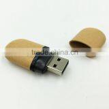 Natural Plant Capsule USB Fiber Flash Drive