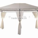 High quality patio beach commercial waterproof family camping wrought iron gazebo