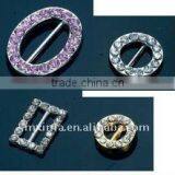 Rhinestone Oval Buckle,diamante Round Buckle thumbnail-1