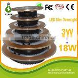 Ceiling Led Downlight 100mm Cut Out 85-265v Recessed 5w Led Downlight Ultra Slim Down Led Light