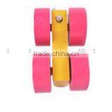 2015 Lovely Design and Hot Sale 4 Wheels Giraffe Shape Animal Toy Wooden Pulling Car Toy thumbnail-5