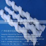 good hardness uhmw-pe screw furniture fittings plastic