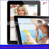 tablet pc 7inch, MTK8312, Dual Core Cortex-A9, Dual sim cars Support GSM/WCDMA talk, Bluetooth