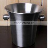 Fixed Handle Round Galvanized Metal Ice Cooler Beer Bucket