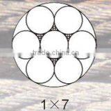 1*7 Galvanized Wire Rope for OEM