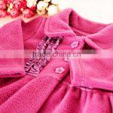 New Design Girls Coat Pink Polar Fleece Baby Girl Winter Coat thumbnail-3
