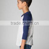 Good Quality Exquisite Design 3/4 Sleeve Boys Pant Shirts for MOQ 50pcs thumbnail-4