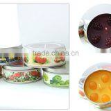 Small Metal Wholesale Candle Tin Box With Lid,scented Candle in Tin Box/metallic Silver Tin Box