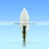 candle flame led bulb 360 crystal candle e14 C37 3W new products 2014